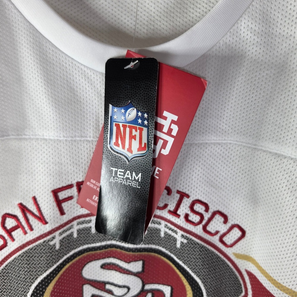 Ultra Game NFL San Francisco 49ers Womens Soft Mesh Varsity T-Shirt XL NWT - Picture 4 of 9